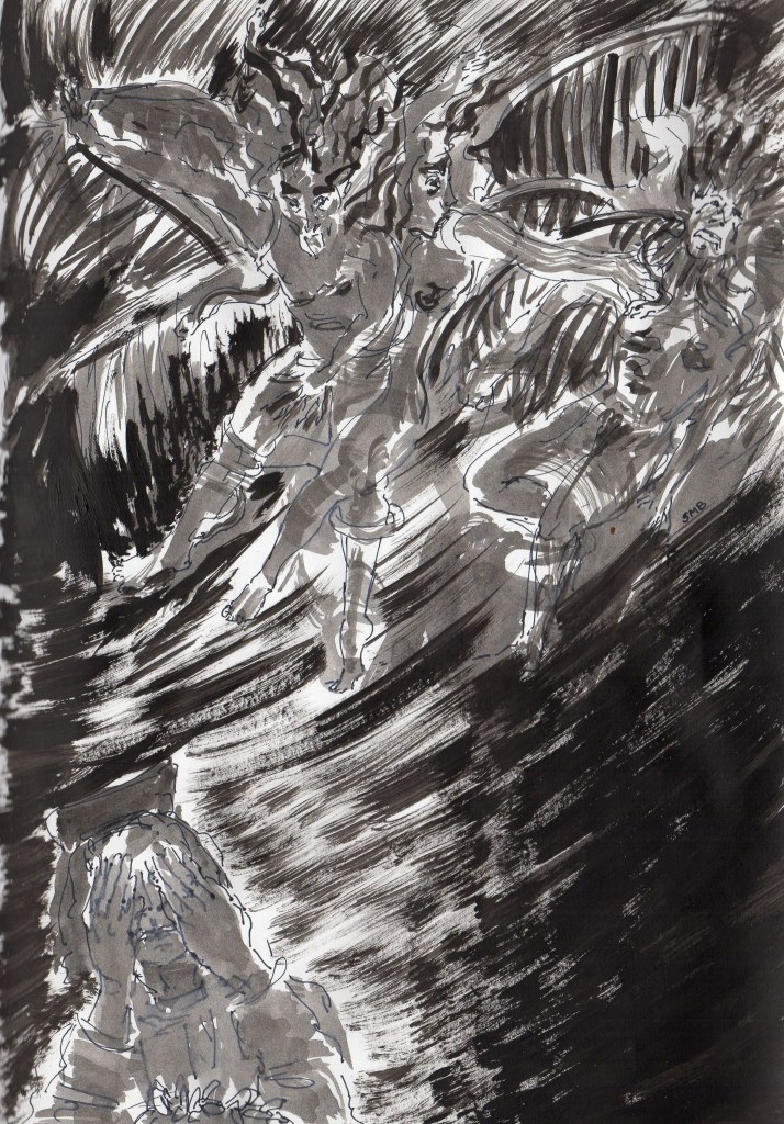 Enfer, La Divine Comédie. Dante. Chant 9